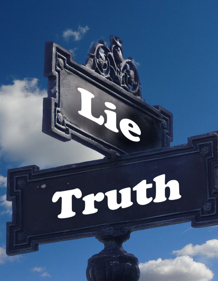 Lie Detector Test UK Lie-and-truth-written-on-sign-boards